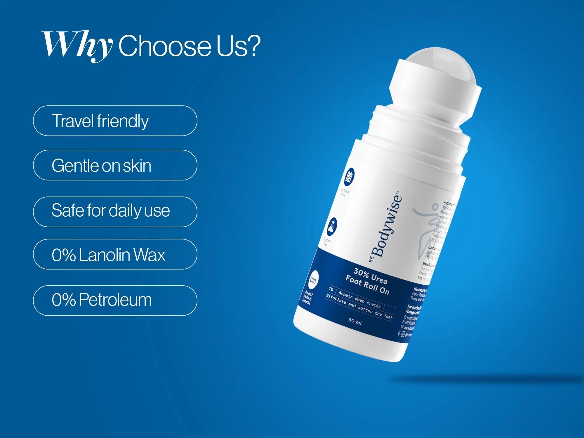 20% Urea Foot Roll On - 50 ml