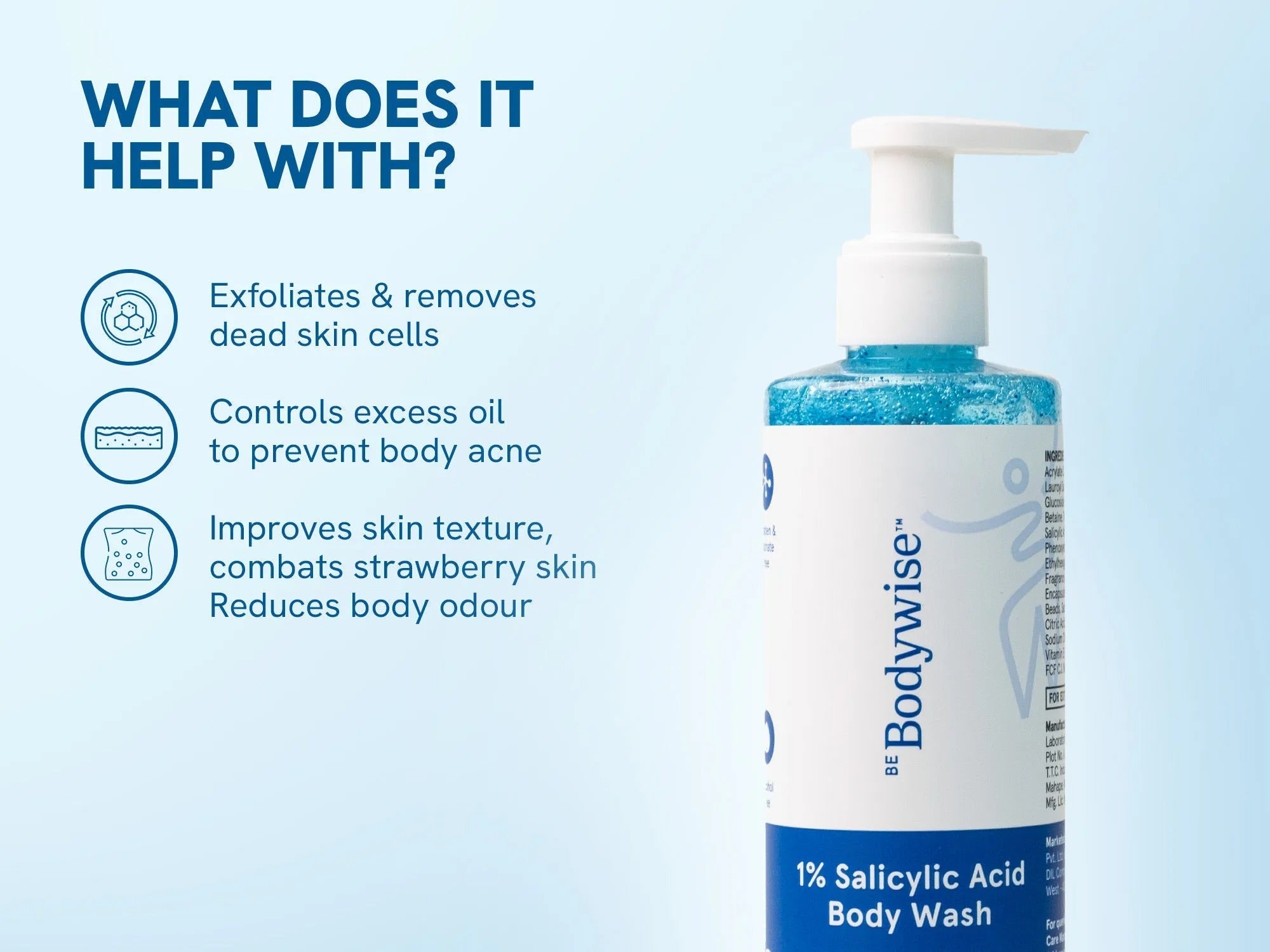 1% Salicylic Acid Body Wash - 250 mL